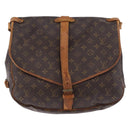 LOUIS VUITTON Monogram Saumur 35 Shoulder Bag M42254 LV Auth ka5756-13