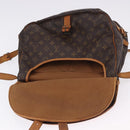 LOUIS VUITTON Monogram Saumur 35 Shoulder Bag M42254 LV Auth ka5756-24