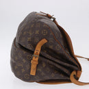 LOUIS VUITTON Monogram Saumur 35 Shoulder Bag M42254 LV Auth ka5756-3