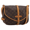 LOUIS VUITTON Monogram Saumur 30 Shoulder Bag M42256 LV Auth ka5757A-1