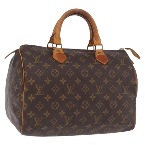 LOUIS VUITTON Monogram Speedy 30 Hand Bag M41526 LV Auth ka5758A