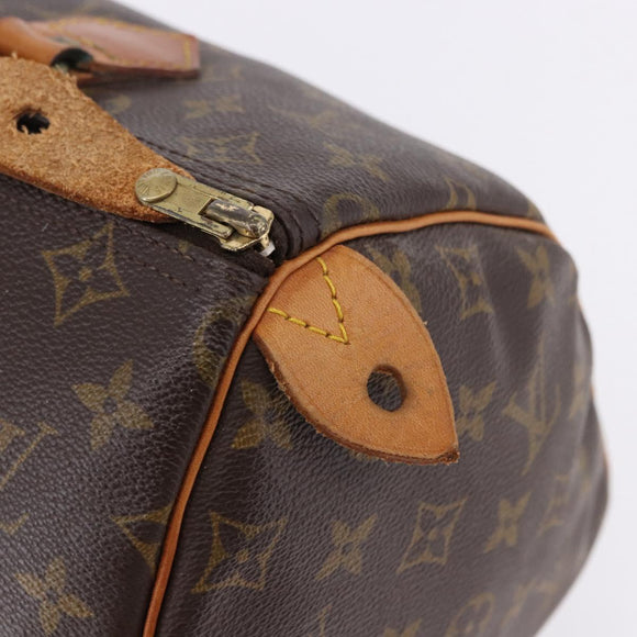 LOUIS VUITTON Monogram Speedy 30 Hand Bag M41526 LV Auth ka5758A