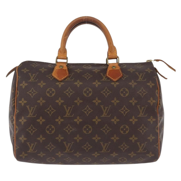 LOUIS VUITTON Monogram Speedy 30 Hand Bag M41526 LV Auth ka5758A