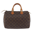 LOUIS VUITTON Monogram Speedy 30 Hand Bag M41526 LV Auth ka5758A-2