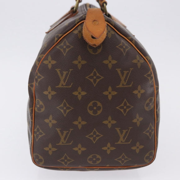 LOUIS VUITTON Monogram Speedy 30 Hand Bag M41526 LV Auth ka5758A