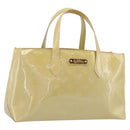 LOUIS VUITTON Monogram Vernis Wilshire PM Bag Broncorail M91452 LV Auth ka5759V-1