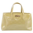 LOUIS VUITTON Monogram Vernis Wilshire PM Bag Broncorail M91452 LV Auth ka5759V-2