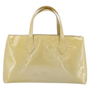 LOUIS VUITTON Monogram Vernis Wilshire PM Bag Broncorail M91452 LV Auth ka5759V-3