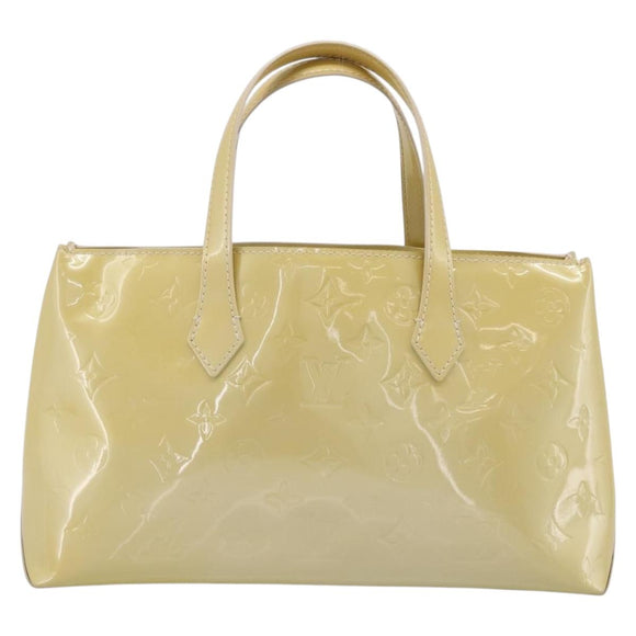 LOUIS VUITTON Monogram Vernis Wilshire PM Bag Broncorail M91452 LV Auth ka5759V