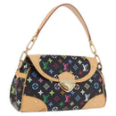 LOUIS VUITTON Monogram Multicolor Beverly MM Bag Black M40204 LV Auth ka5760SV-1