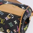 LOUIS VUITTON Monogram Multicolor Beverly MM Bag Black M40204 LV Auth ka5760SV-15