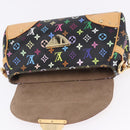 LOUIS VUITTON Monogram Multicolor Beverly MM Bag Black M40204 LV Auth ka5760SV-19