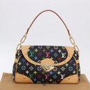 LOUIS VUITTON Monogram Multicolor Beverly MM Bag Black M40204 LV Auth ka5760SV-12