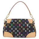 LOUIS VUITTON Monogram Multicolor Beverly MM Bag Black M40204 LV Auth ka5760SV-2