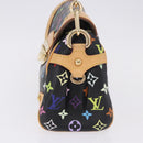 LOUIS VUITTON Monogram Multicolor Beverly MM Bag Black M40204 LV Auth ka5760SV-3
