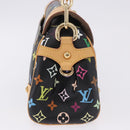 LOUIS VUITTON Monogram Multicolor Beverly MM Bag Black M40204 LV Auth ka5760SV-4