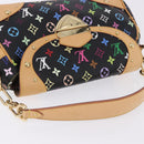 LOUIS VUITTON Monogram Multicolor Beverly MM Bag Black M40204 LV Auth ka5760SV-7