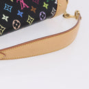 LOUIS VUITTON Monogram Multicolor Beverly MM Bag Black M40204 LV Auth ka5760SV-8