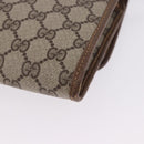 GUCCI GG Supreme Shoulder Bag PVC Beige Gold Auth ka5761-13