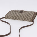 GUCCI GG Supreme Shoulder Bag PVC Beige Gold Auth ka5761-6