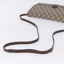 GUCCI GG Supreme Shoulder Bag PVC Beige Gold Auth ka5761-7