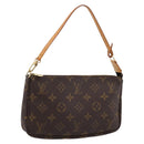 LOUIS VUITTON Monogram Pochette Accessoires Pouch M51980 LV Auth ka5762V-1
