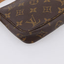 LOUIS VUITTON Monogram Pochette Accessoires Pouch M51980 LV Auth ka5762V-16
