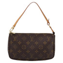 LOUIS VUITTON Monogram Pochette Accessoires Pouch M51980 LV Auth ka5762V-13