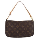 LOUIS VUITTON Monogram Pochette Accessoires Pouch M51980 LV Auth ka5762V-2