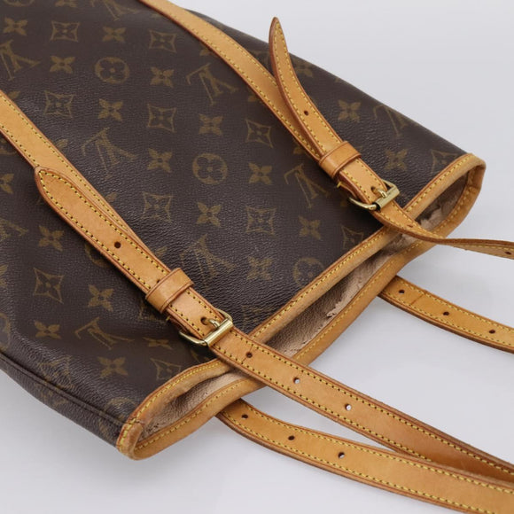 LOUIS VUITTON Monogram Bucket GM Shoulder Bag M42236 LV Auth ka5763