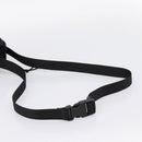 CHANEL Sports Drink Holder Nylon White Black CC Auth ka5764A-7