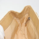 CHANEL No. 5 Camellia COCO Mark Chain Bag Canvas Beige Silver CC Auth ka5765A-20