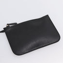 GUCCI Bamboo Shoulder Bag Leather Black Gold 001 1013 1881 Auth ka5766-17