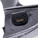 GUCCI Bamboo Shoulder Bag Leather Black Gold 001 1013 1881 Auth ka5766-19
