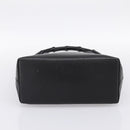 GUCCI Bamboo Shoulder Bag Leather Black Gold 001 1013 1881 Auth ka5766-9