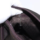 GUCCI Bamboo Hand Bag Nylon Khaki Silver 000 0509 Auth ka5767-20