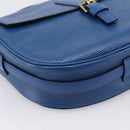 LOUIS VUITTON Epi Jeune Fille MM Shoulder Bag Toledo Blue M52155 LV Auth ka5770A-16