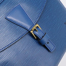 LOUIS VUITTON Epi Jeune Fille MM Shoulder Bag Toledo Blue M52155 LV Auth ka5770A-19