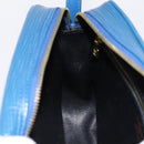 LOUIS VUITTON Epi Jeune Fille MM Shoulder Bag Toledo Blue M52155 LV Auth ka5770A-22