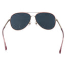 CHANEL Sunglasses metal Gold CC Auth ka5772-2