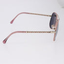 CHANEL Sunglasses metal Gold CC Auth ka5772-5