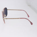 CHANEL Sunglasses metal Gold CC Auth ka5772-6
