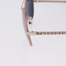 CHANEL Sunglasses metal Gold CC Auth ka5772-7