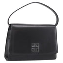 GIVENCHY Hand Bag Leather Black Auth ka5773A-1