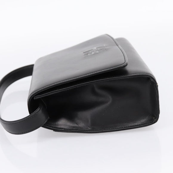 GIVENCHY Hand Bag Leather Black Auth ka5773A