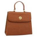 Chloe Hand Bag Leather Brown Gold Auth ka5776A-1