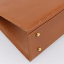 Chloe Hand Bag Leather Brown Gold Auth ka5776A-16