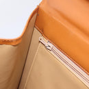 Chloe Hand Bag Leather Brown Gold Auth ka5776A-20