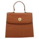 Chloe Hand Bag Leather Brown Gold Auth ka5776A-13