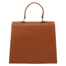 Chloe Hand Bag Leather Brown Gold Auth ka5776A-2